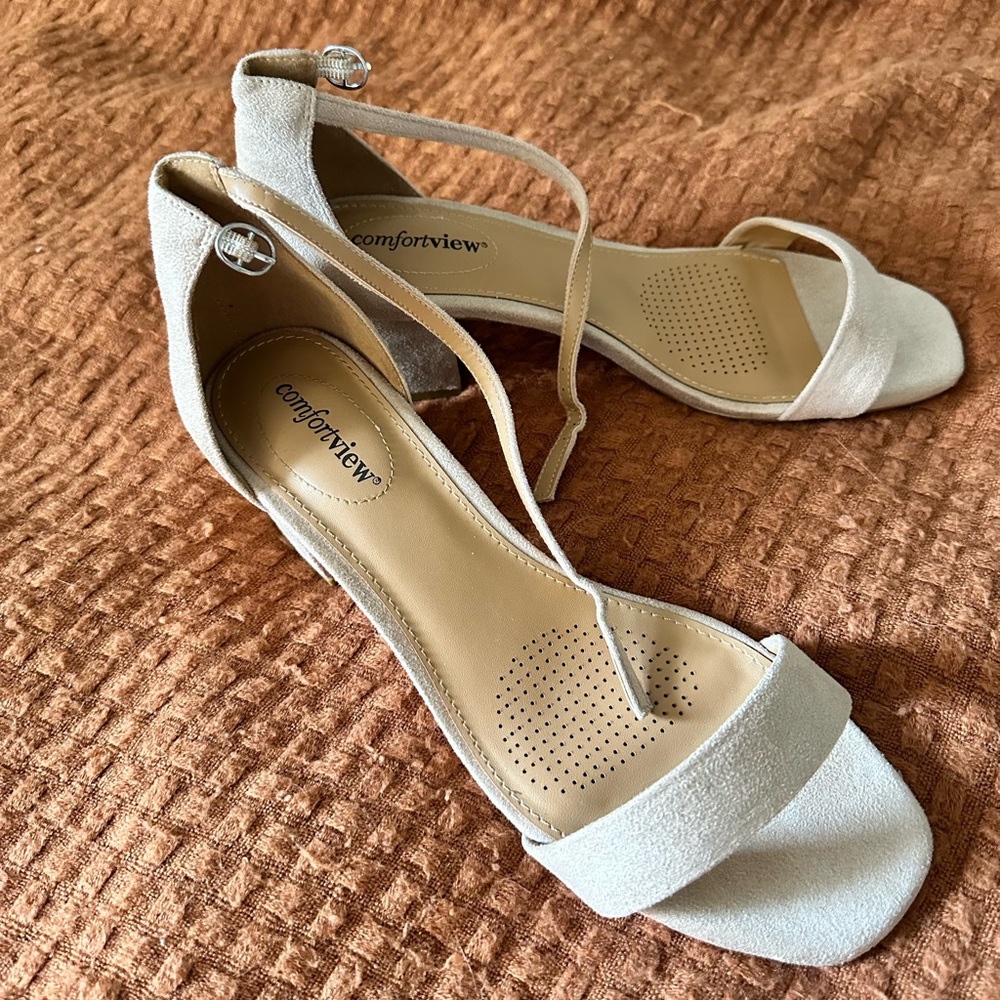 Size 10.5 nude heels